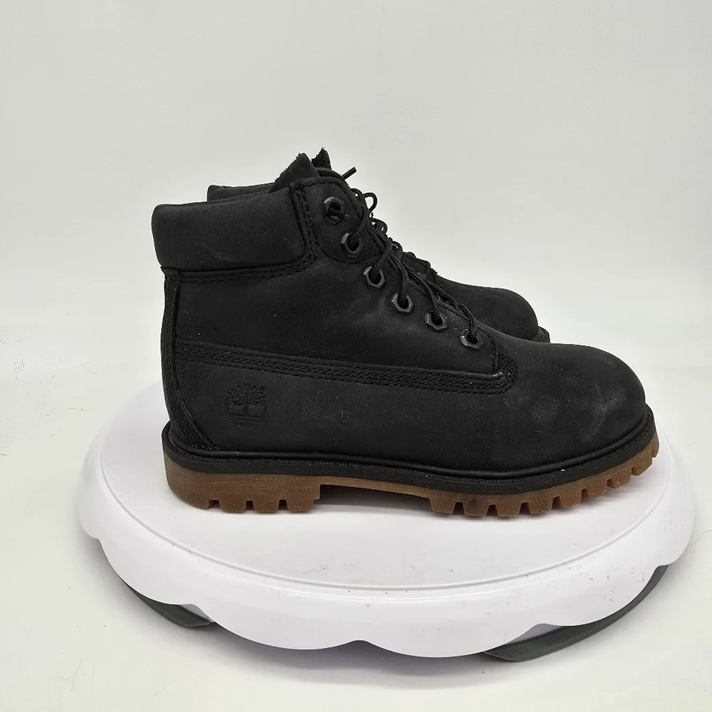 Timberland Shoes Youth 11C 6 Inch Premium Waterproof Boots Black